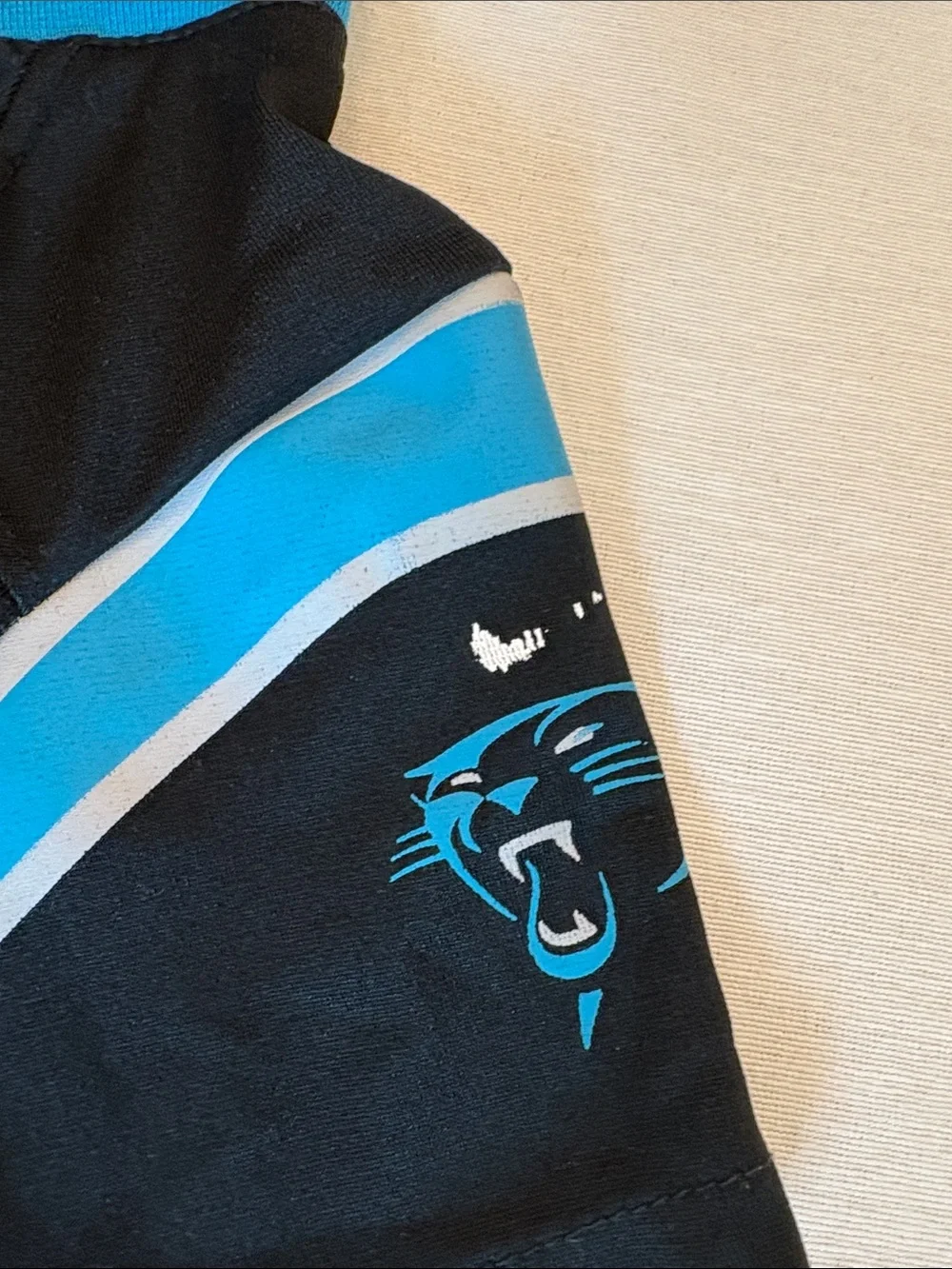 Nike Carolina Panthers #89 Black and Blue Kids Jersey Top